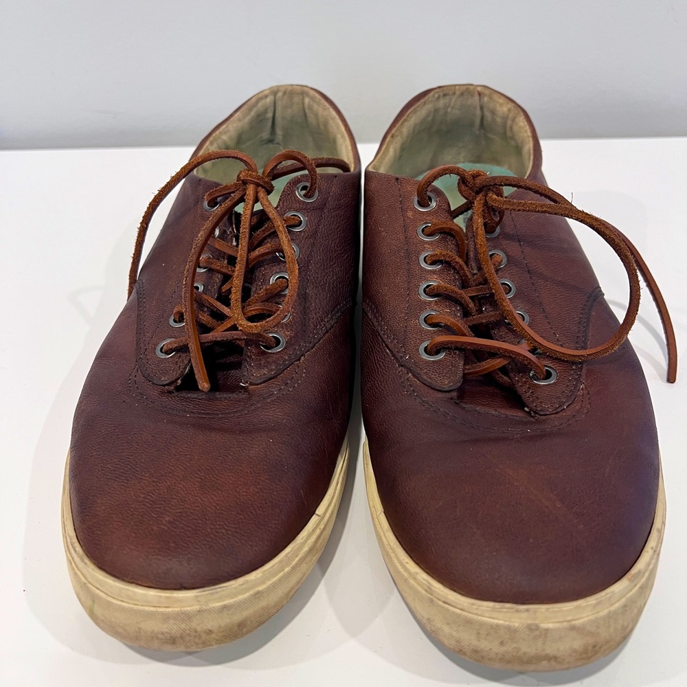 SEAVEES Men's Leather Hermosa Sneaker, Size 10US